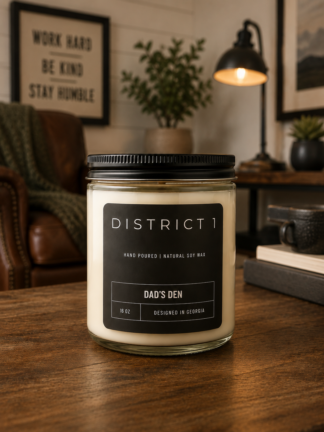 Dad's Den Candle 8oz