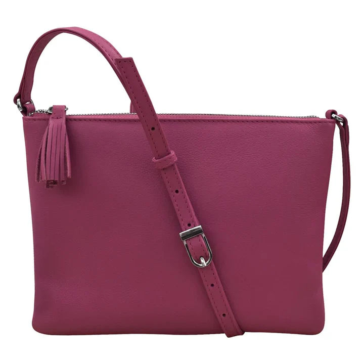 LEATHER SLIM CROSSBODY-500 ACCESSORIES - HANDBAGS-FORMAL SOCIETY