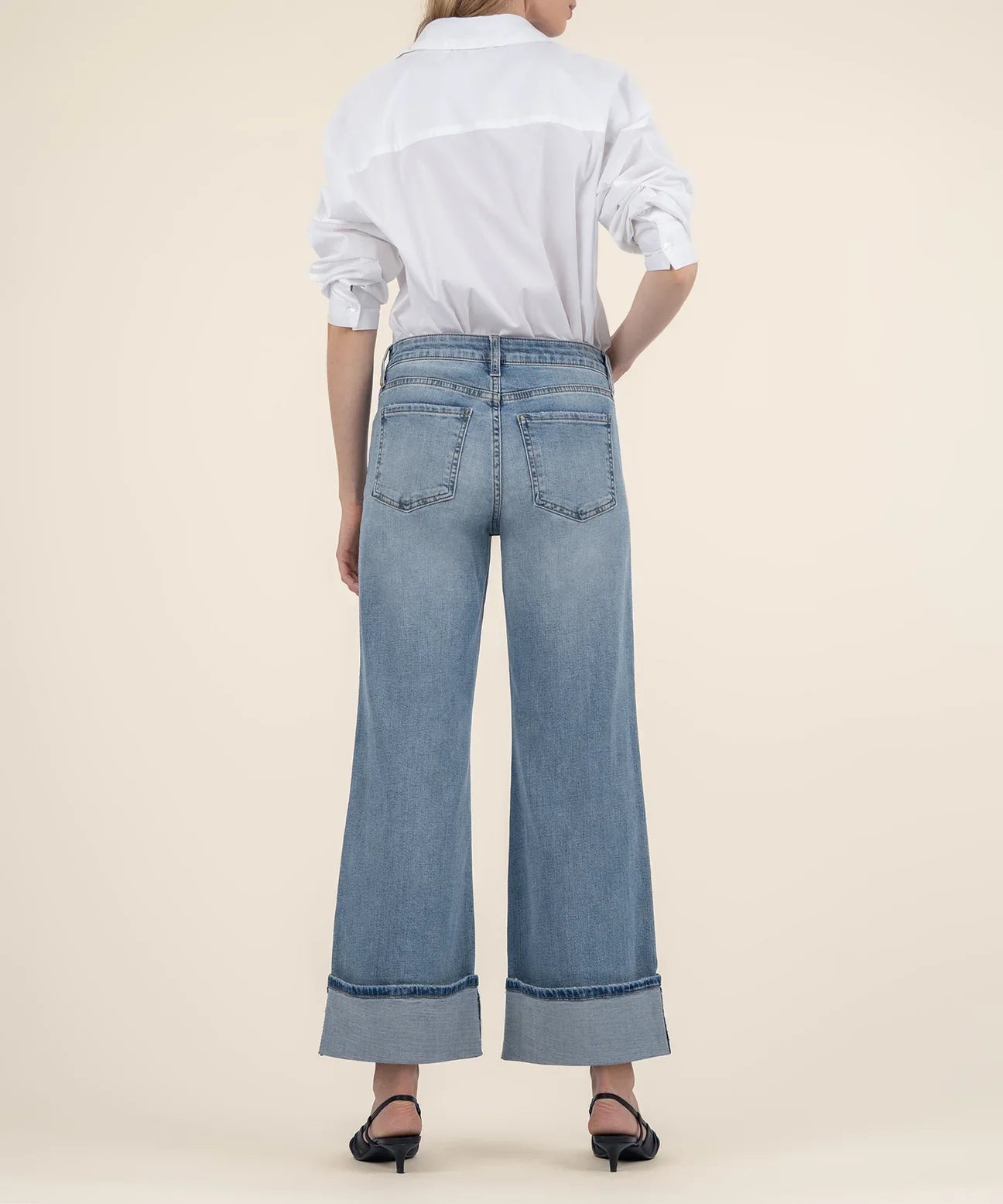 Meg Wide Leg Roll Up