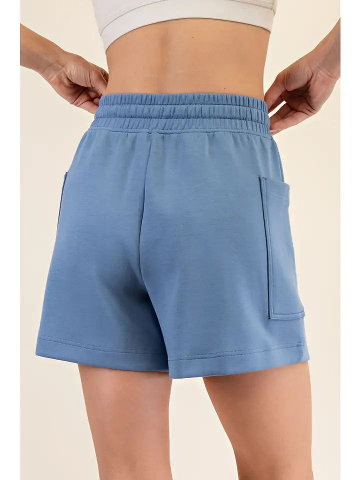 Patch Pocket Short - Paradise Blue