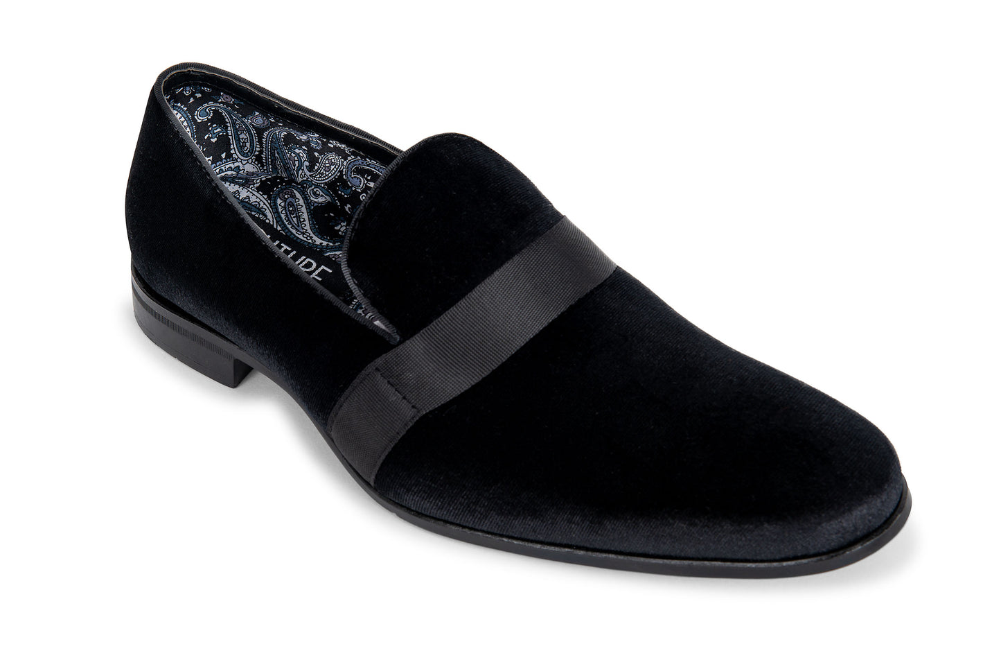 Black Velvet Loafer-JFW-DISTRICT 1