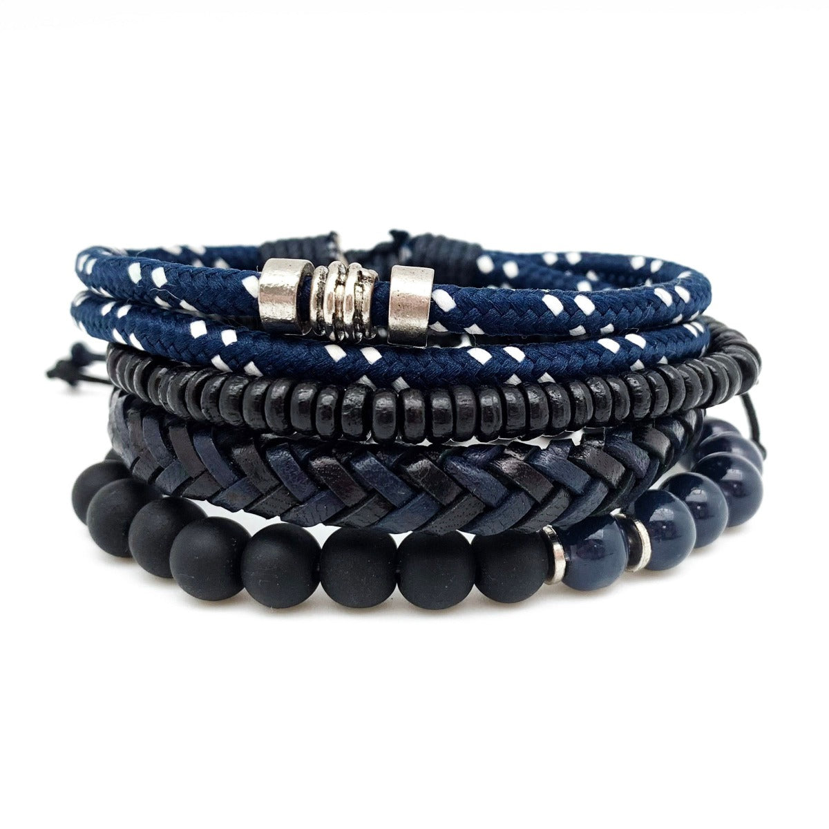 Black/Blue Mix Bracelet-Anju-DISTRICT 1