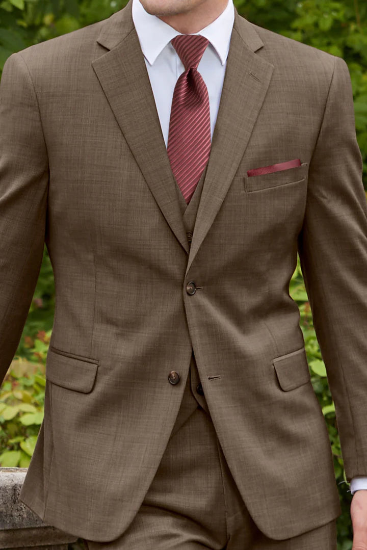 Brown Archer Suit Vest-JFW-DISTRICT 1