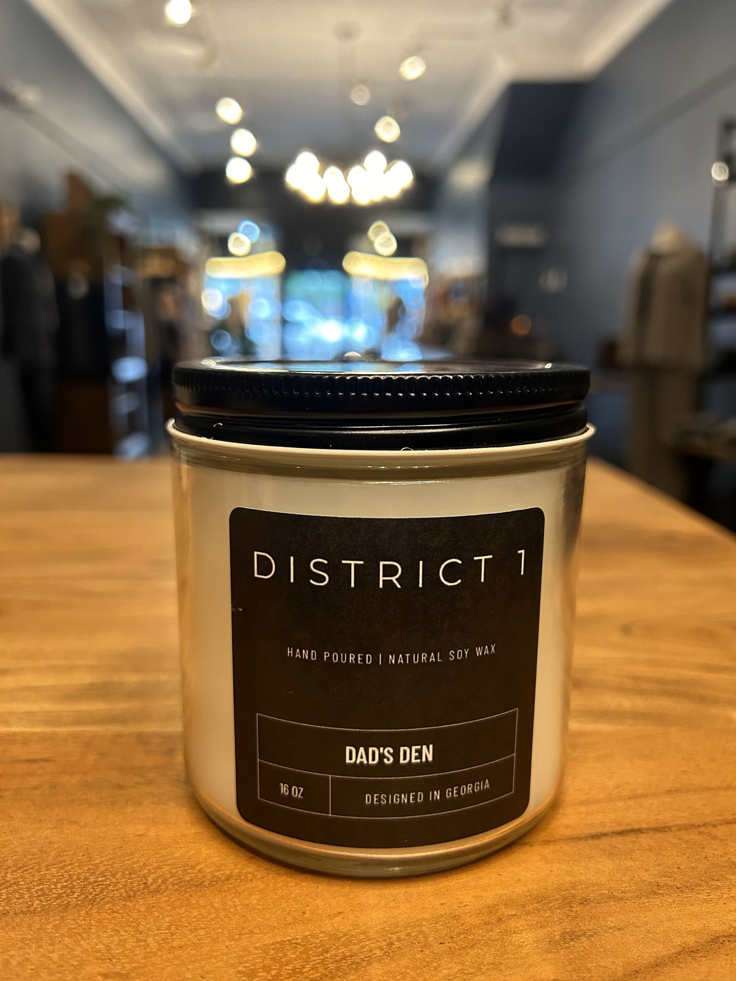 Dad's Den Candle 16oz-Augusta Candle Co.-DISTRICT 1