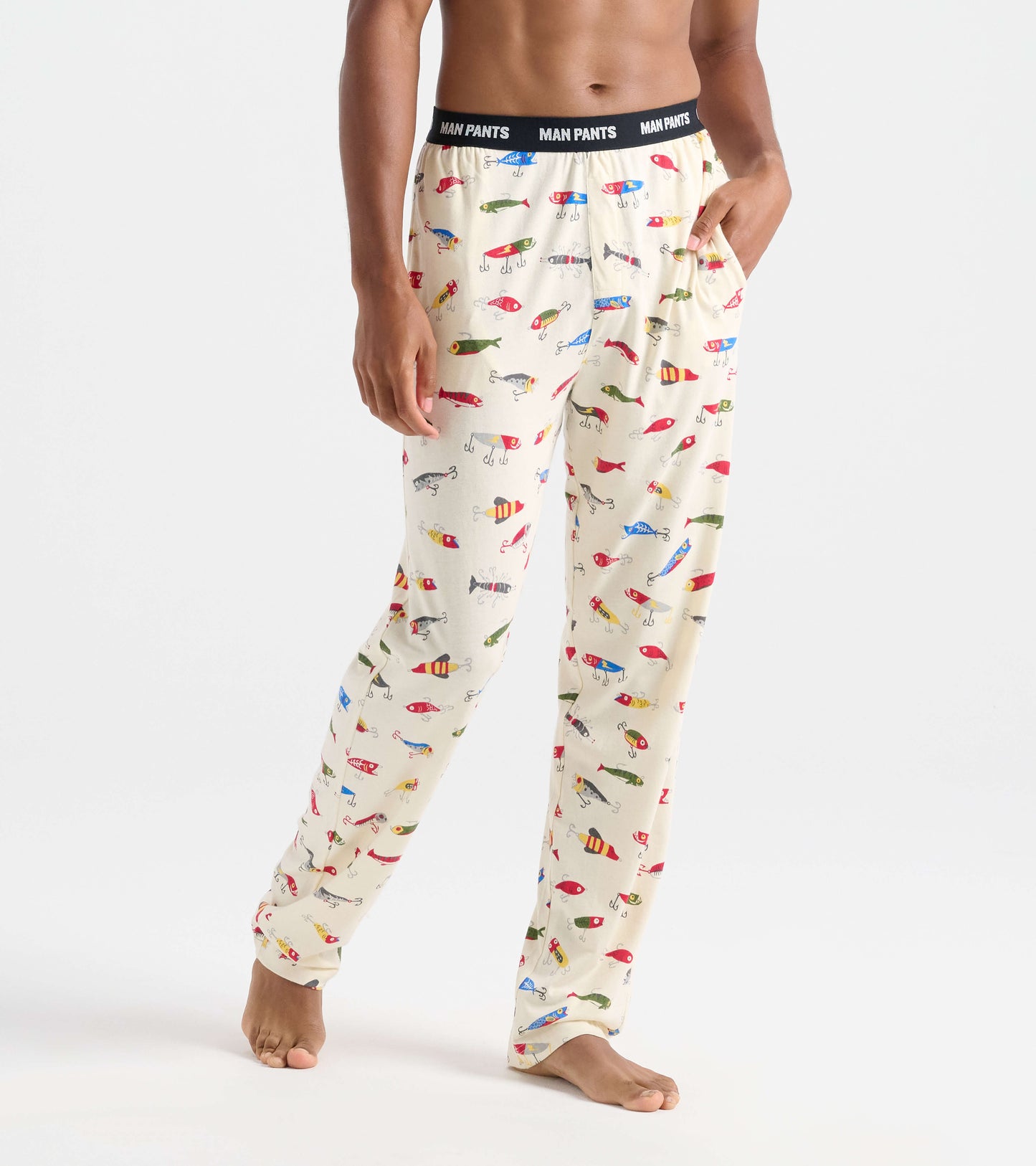 Fishing Lures Man Pants-Little Blue House-DISTRICT 1