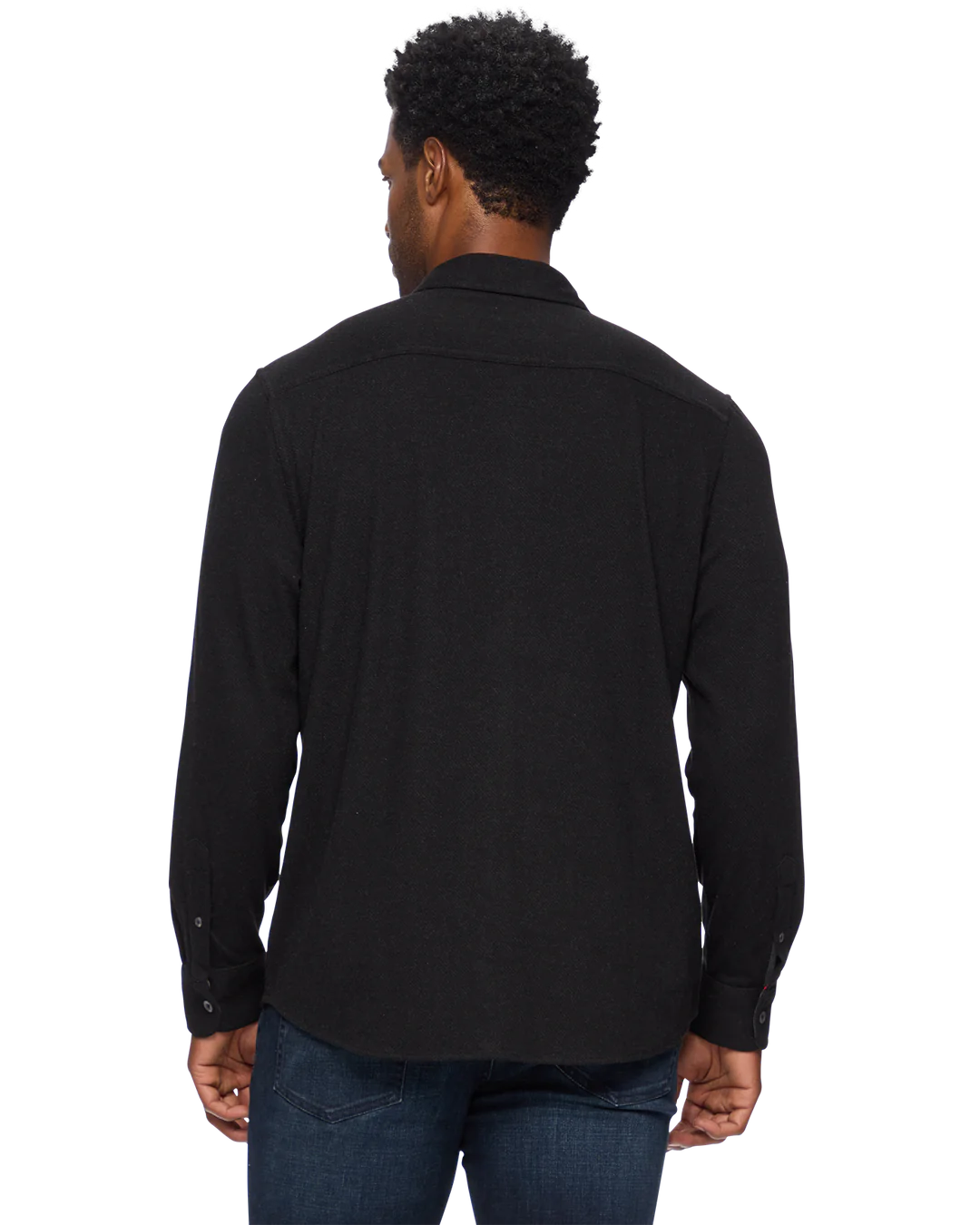 Hero Solid Twill Knit Flannel Shirt-Flag & Anthem-DISTRICT 1