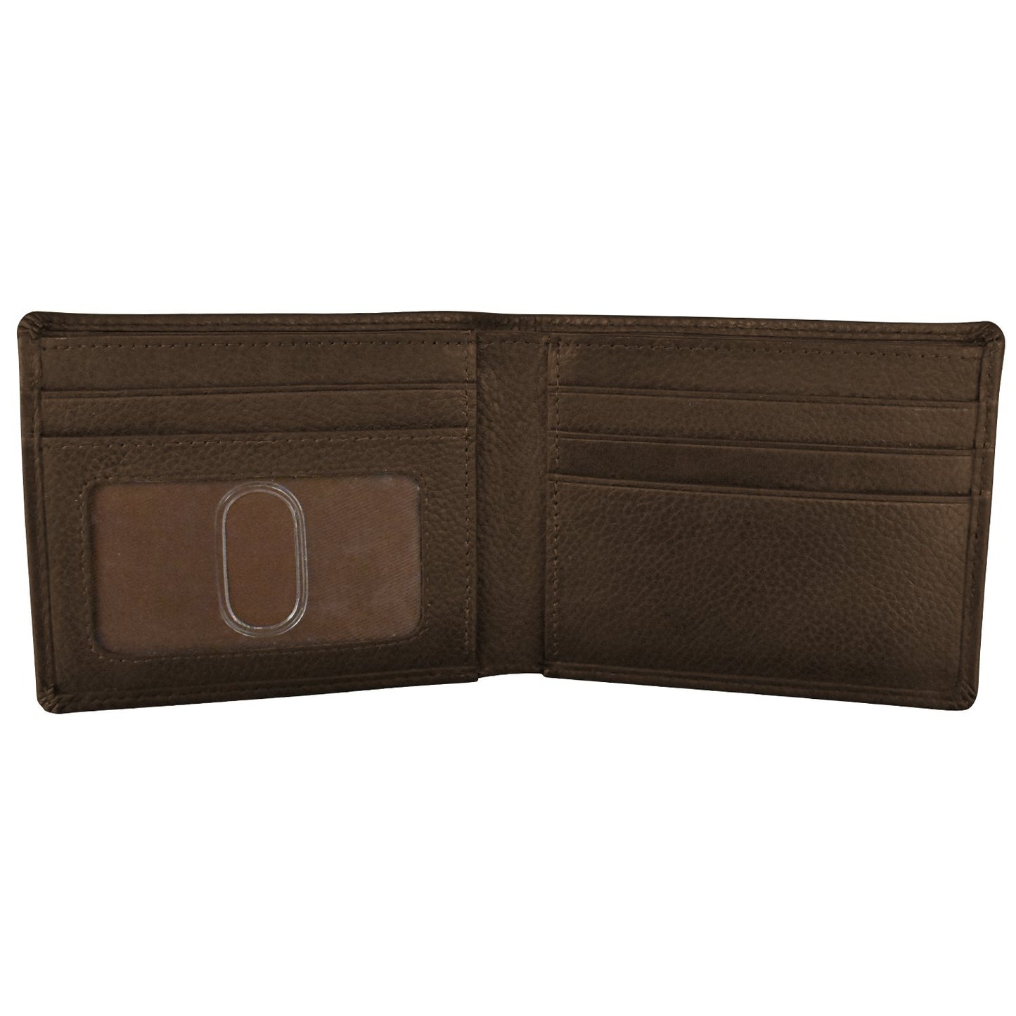 Men's Wallet Pebble Bifold - Brown-ILI New York-DISTRICT 1