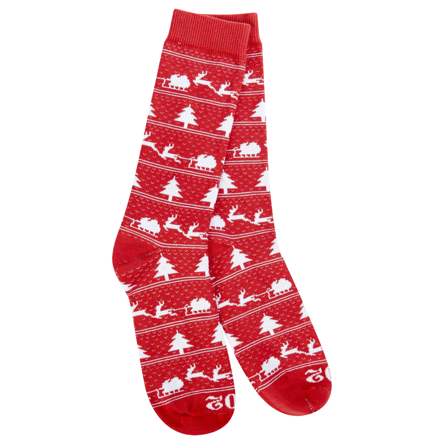 Sleigh Red-Cresent Sock Company-DISTRICT 1