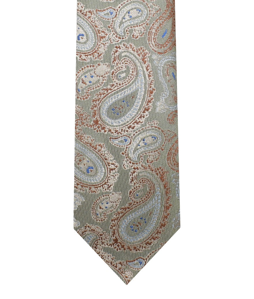 Paisley Blue Windsor Tie
