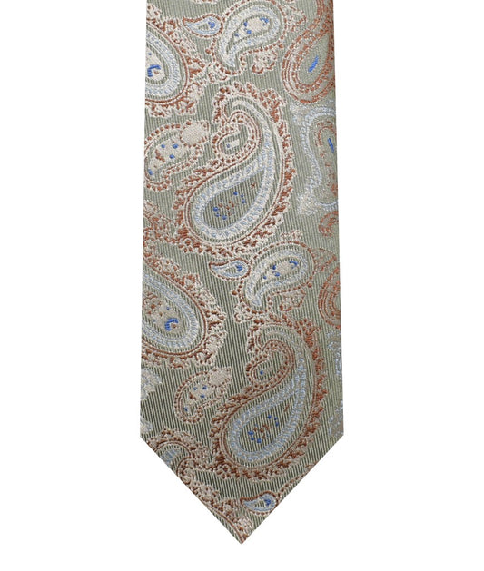 Paisley Blue Windsor Tie