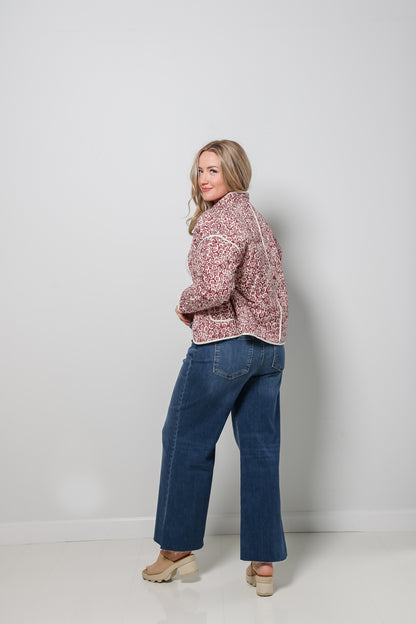 Quilted Floral Jacket