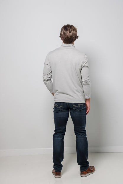 Clutch LS Ultra Soft 1/4 Zip - Light Grey