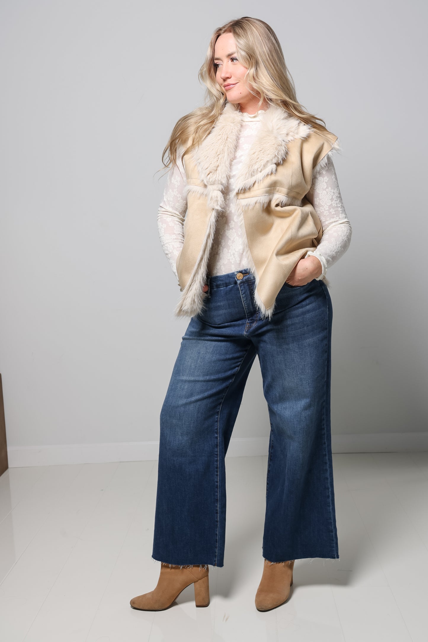Lux Faux Fur Vest