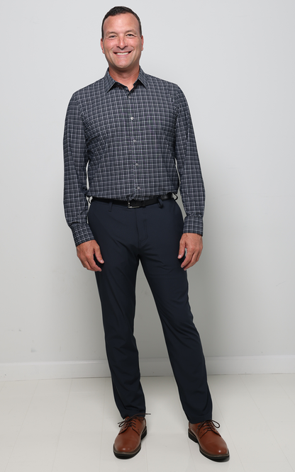 Marquette LS Tri Color Gingham Journey Shirt