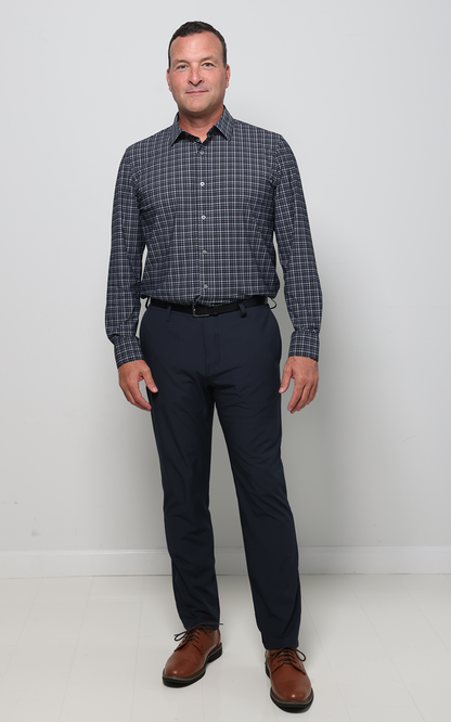 Marquette LS Tri Color Gingham Journey Shirt