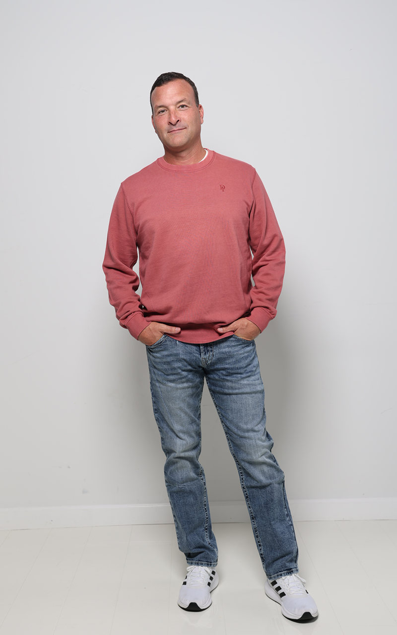 Rosewood Organic Cotton French Terry Crewneck Sweatshirt