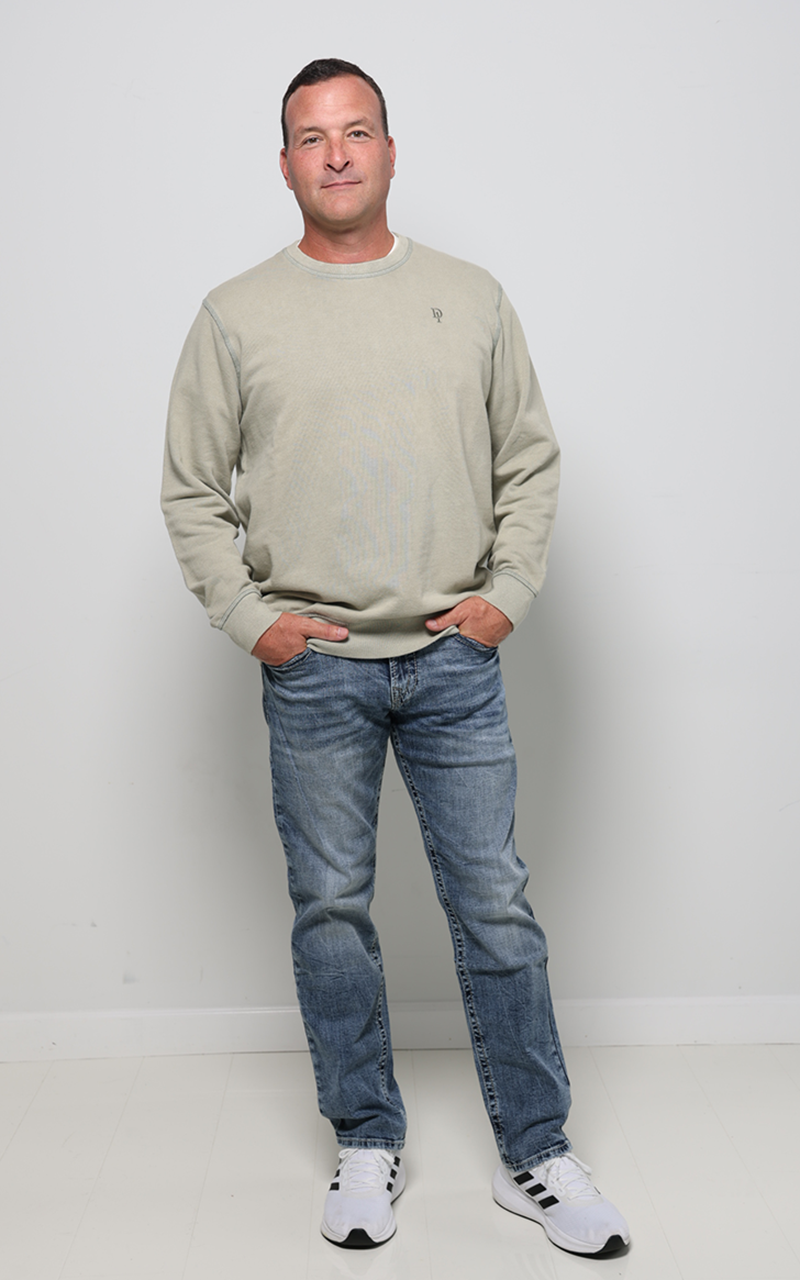 Sage Organic Cotton French Terry Crewneck Sweatshirt