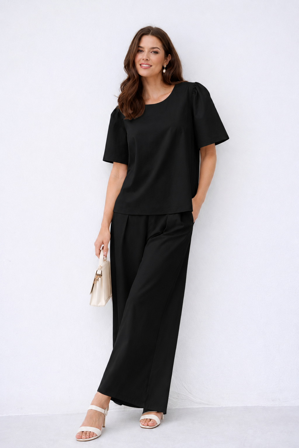 Adele Premium Cotton Poplin Top