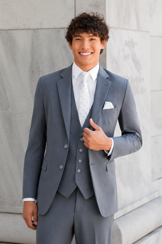 Metro Suit Jacket - Slate Blue