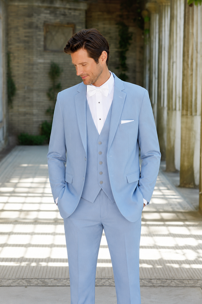 Metro Suit Jacket - Cornflower