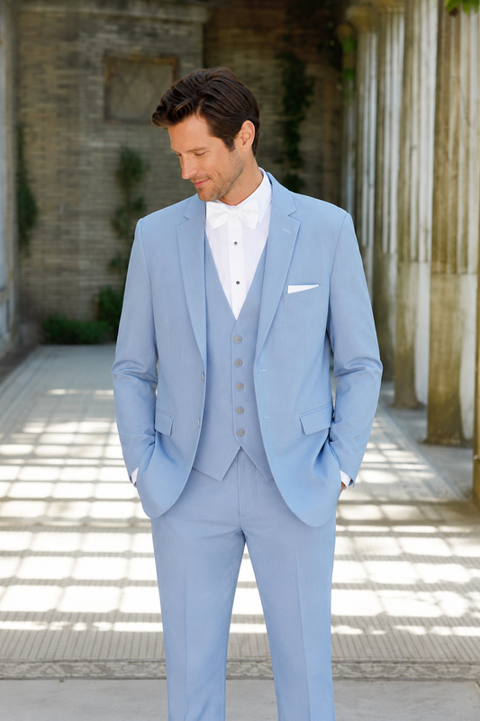 Metro Suit Jacket - Cornflower