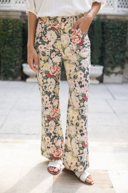 Floral Print Pants