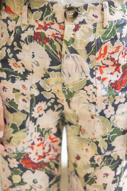 Floral Print Pants