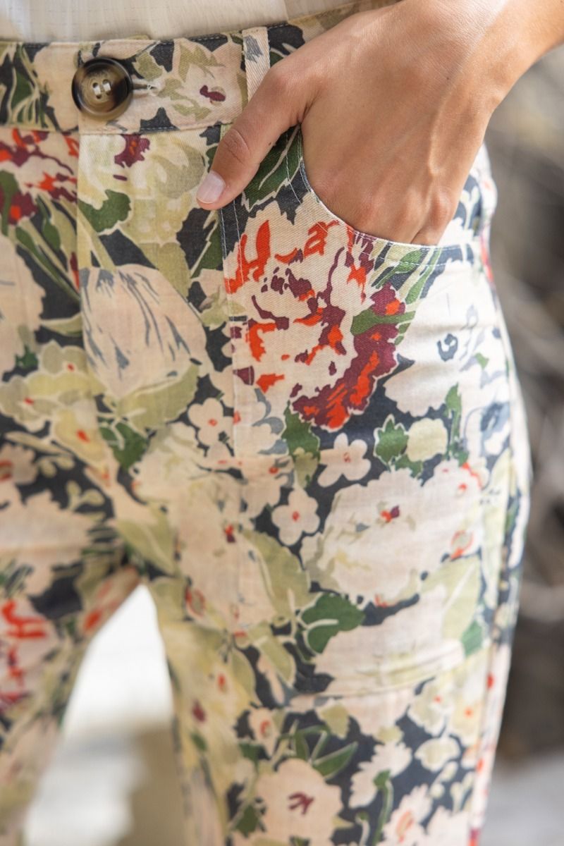 Floral Print Pants