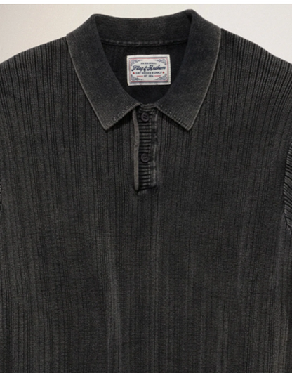 GAFFNEY VINTAGE WASHED SWEATER POLO