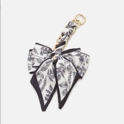 Handbag Bow Scarf Keychain-FORMAL SOCIETY