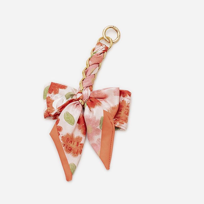 Handbag Bow Scarf Keychain-FORMAL SOCIETY