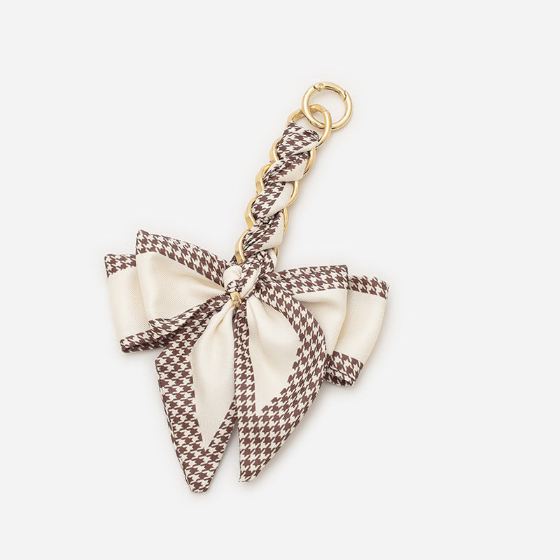 Handbag Bow Scarf Keychain-FORMAL SOCIETY