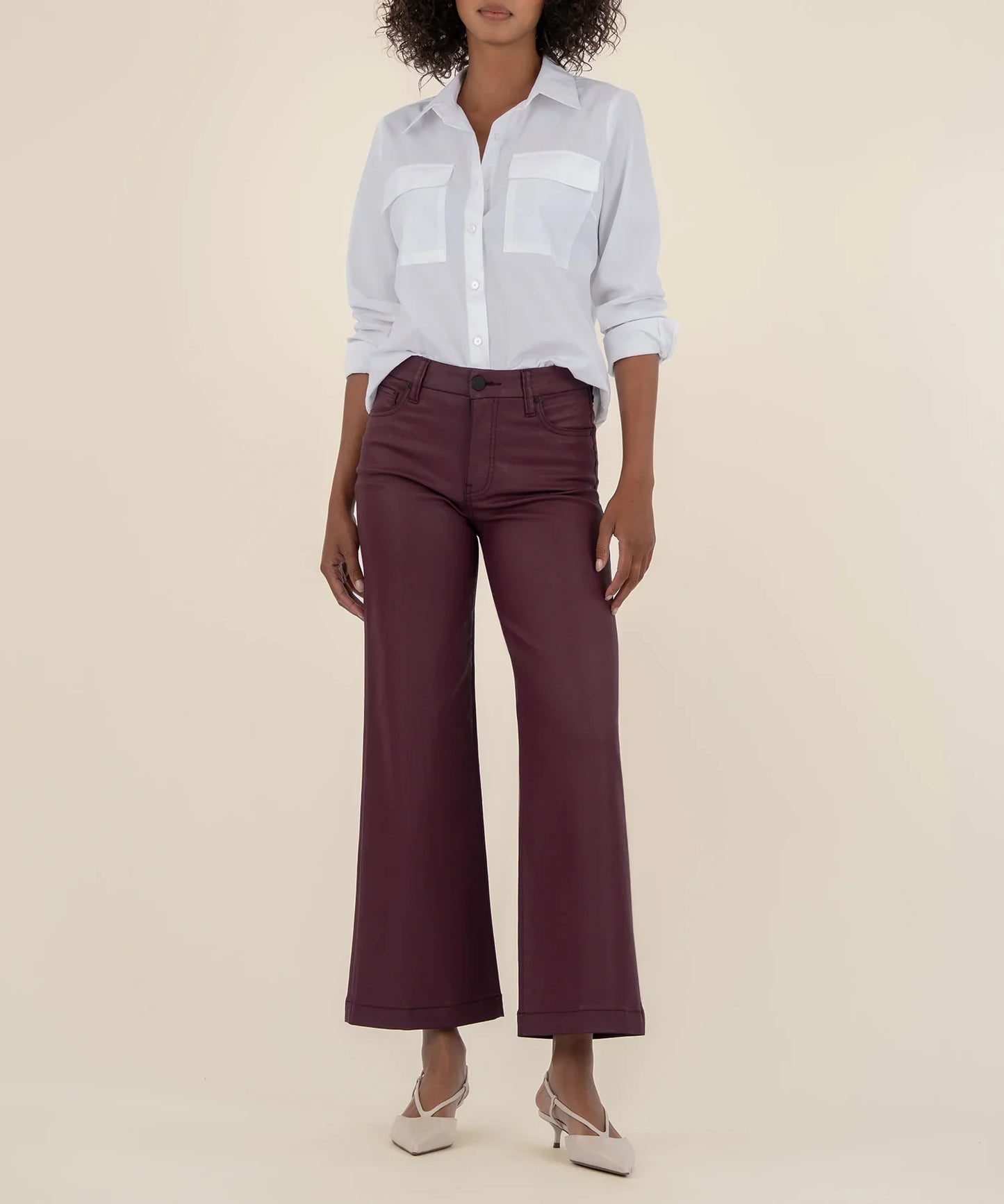 Meg High Rise Wide Leg/Wide Hem