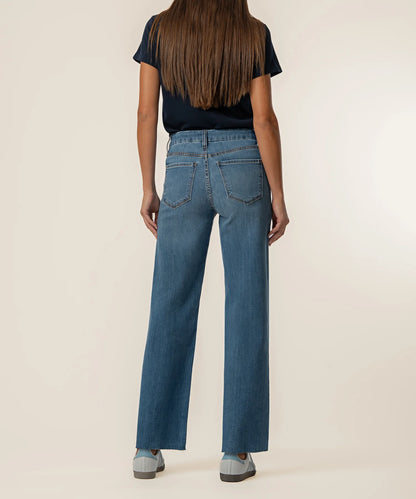 Meg High Rise Wide Front Pocket Jean