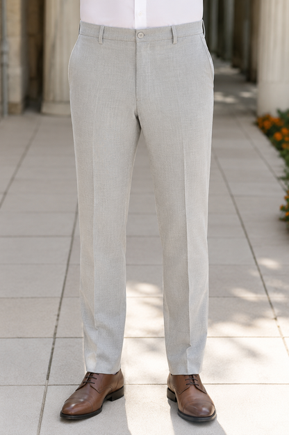 Metro Suit Pant -  Light Grey
