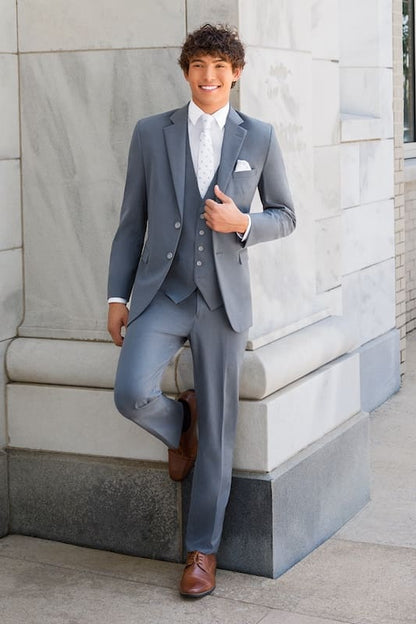 Metro Suit Jacket - Slate Blue