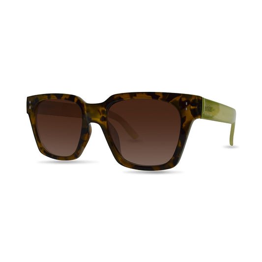Tortoise Green Sunglasses