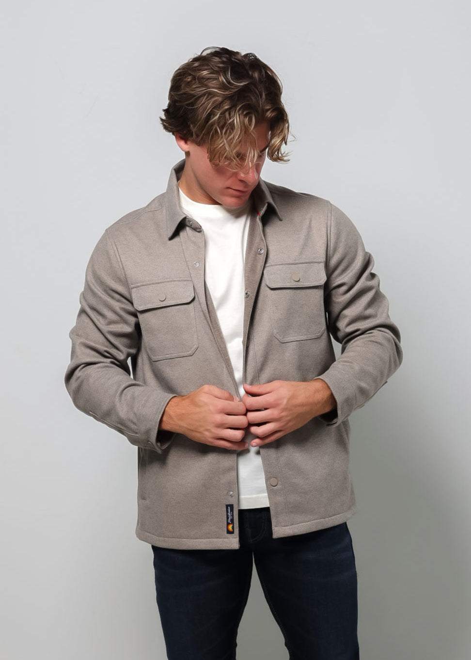 Hamlin Stretch Twill Shirt Jacket