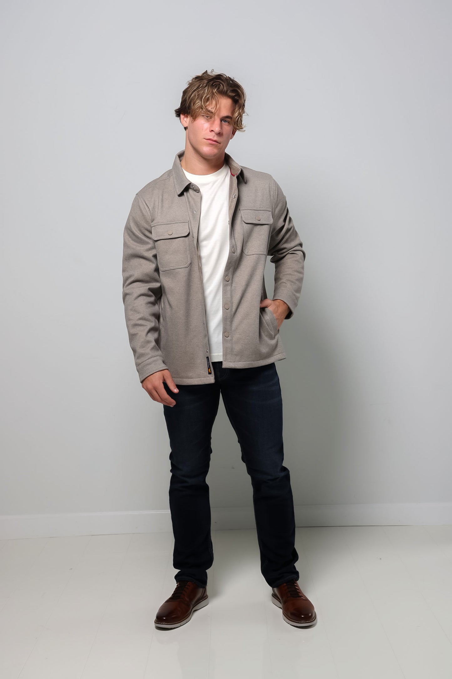 Hamlin Stretch Twill Shirt Jacket
