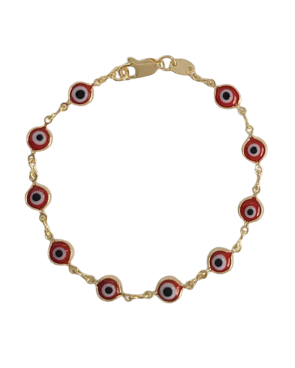 18K Evil Eye Bracelet