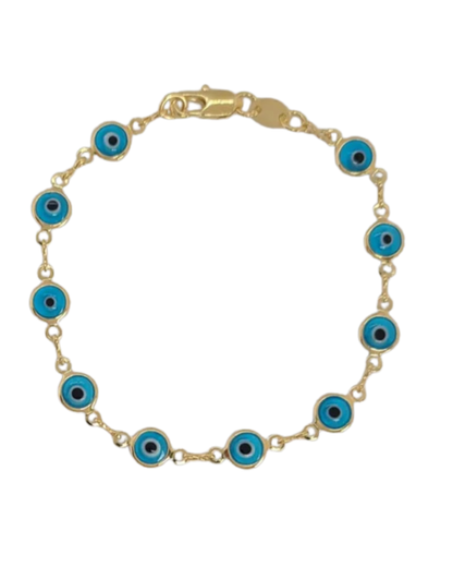 18K Evil Eye Bracelet