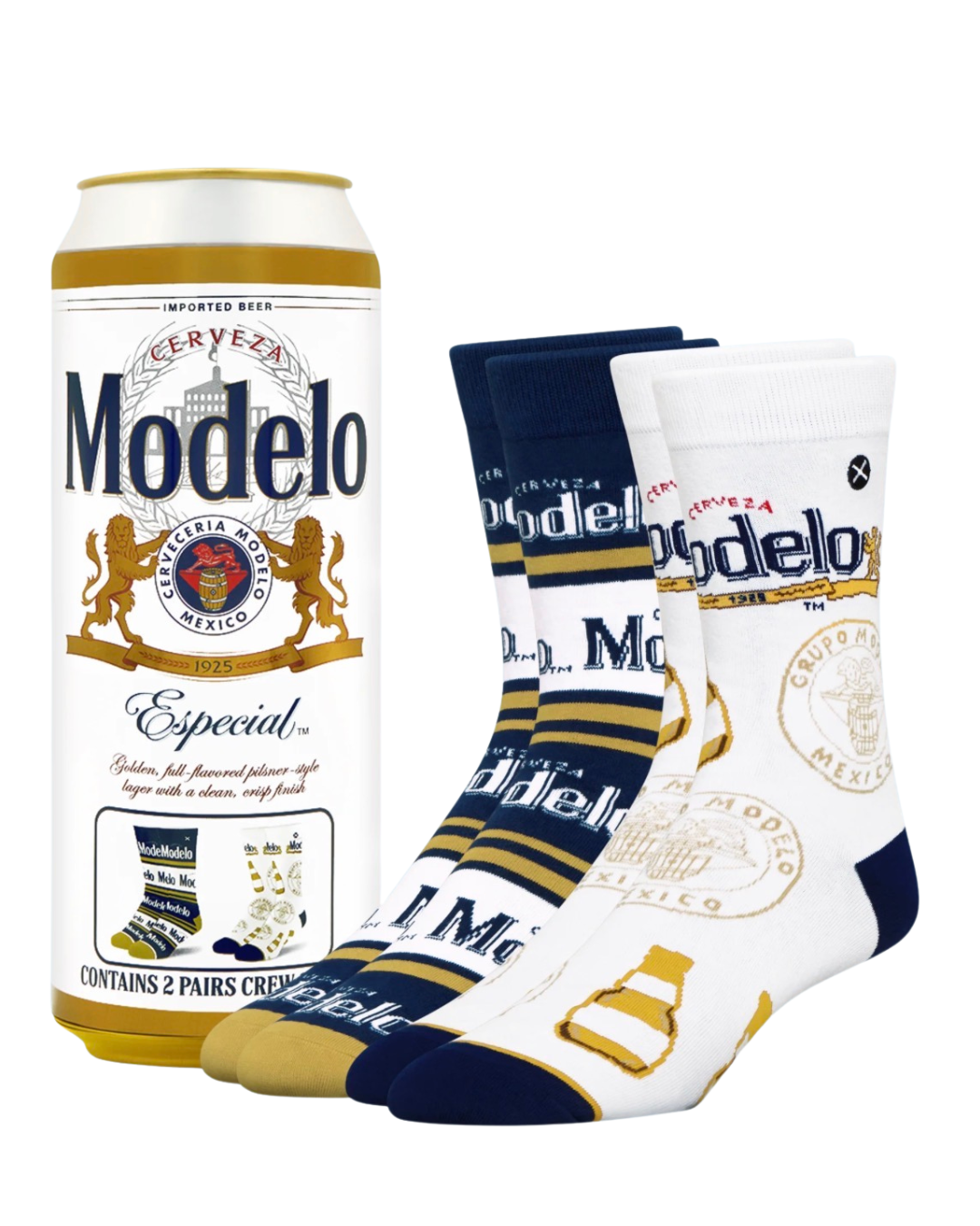 Modelo Crew Socks 2-Pack