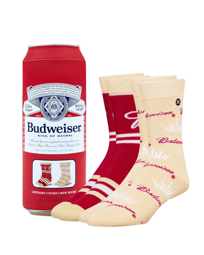 Budweiser Crew Socks 2-Pack