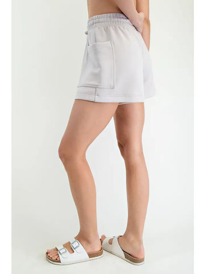 Patch Pocket Short - Mocha Cream