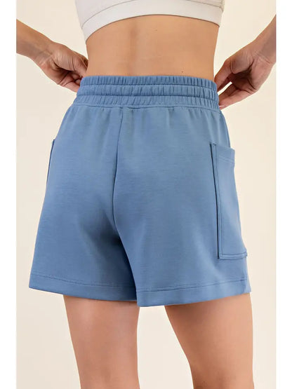 Patch Pocket Short - Paradise Blue