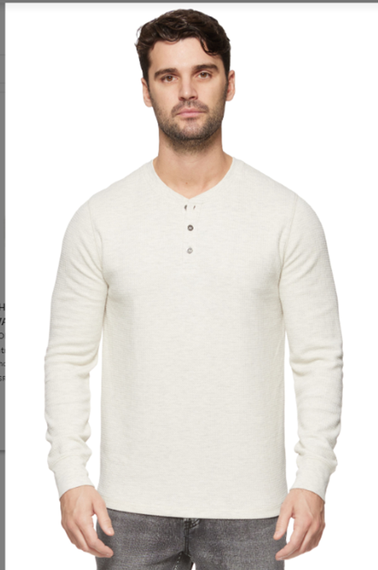 Chatsworth Waffle Henley-Flag & Anthem-DISTRICT 1