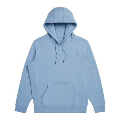 Cloudy Blue Organic Cotton Hooded Sweatshirt-Origional Favorites-DISTRICT 1