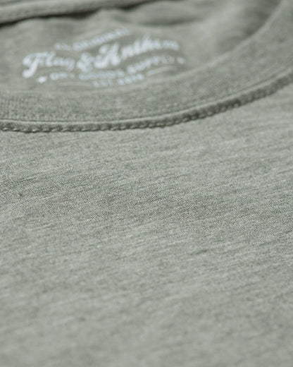 Essential Comfort Tee - Sage Heather-Flag & Anthem-DISTRICT 1