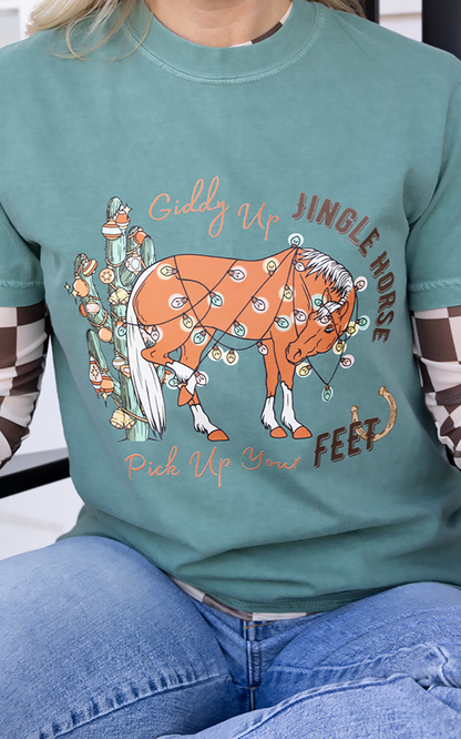 Jingle Horse Tee-DISTRICT 1-DISTRICT 1