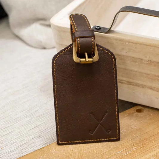 Leather Luggage Tag - Golf-The Royal Standard-DISTRICT 1